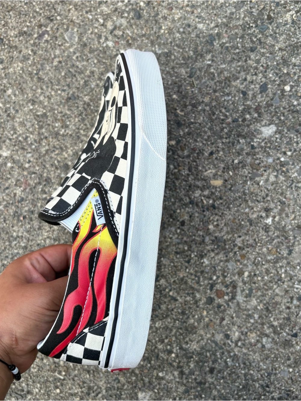 Vans + Disney Mickey & Minnie Checkerboard Slip-On Sneakers 7 - Picture 7 of 7